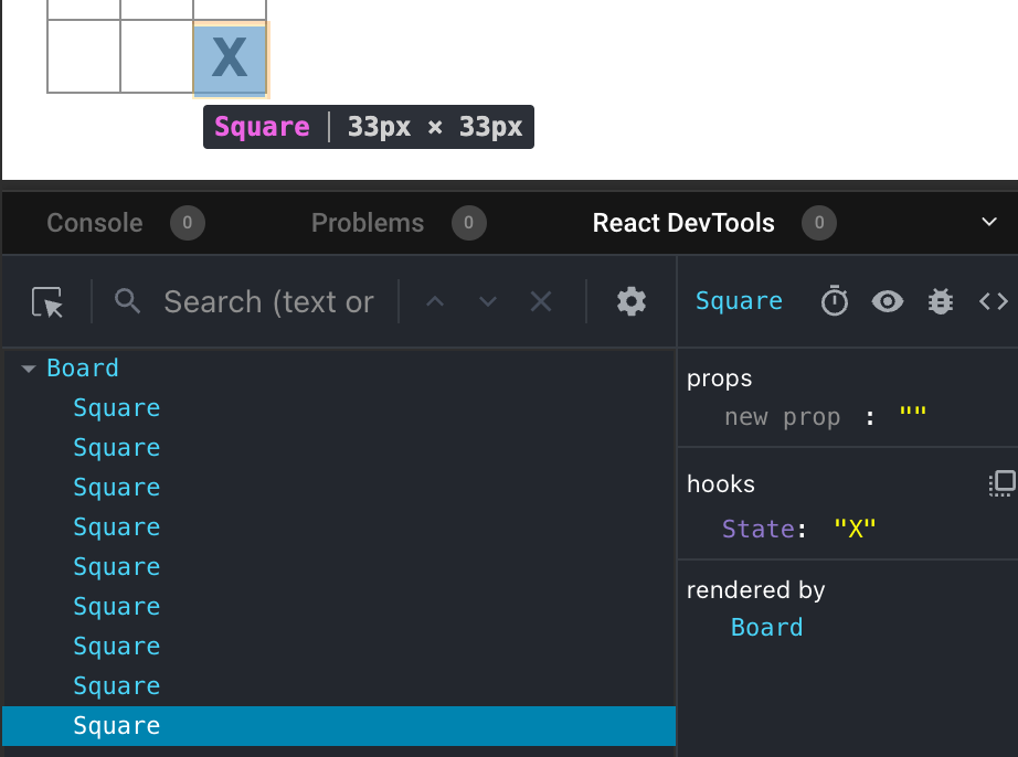 أدوات مطوري React في CodeSandbox